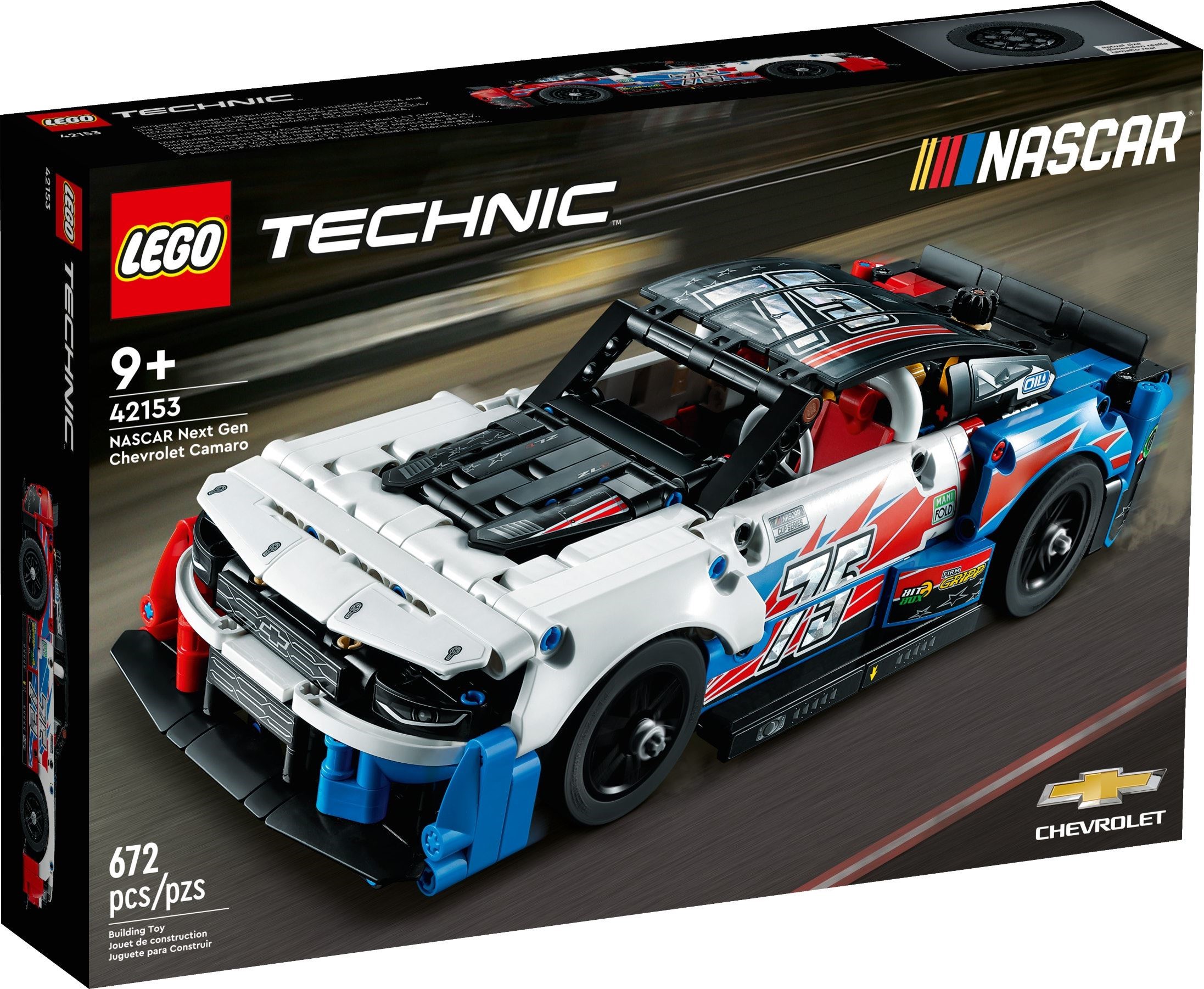 ❤️ 42153 LEGO Technic NASCAR Next Gen Chevrolet Camaro ZL1 - Siêu Xe 2022 Ford GT