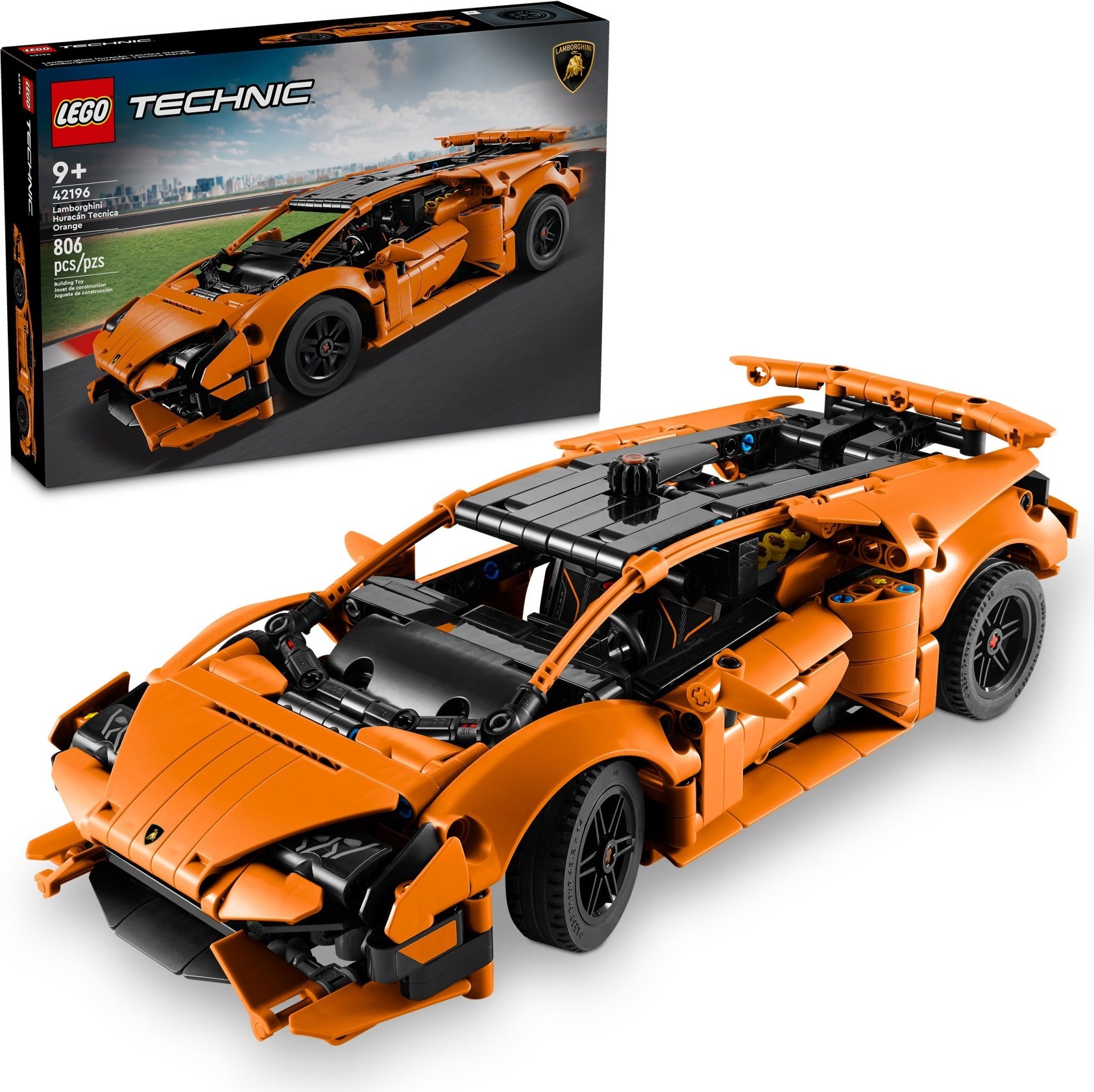 42196 Lego Technic Lamborghini Huracán Tecnica Orange - Mô hình Đồ chơi lắp ráp xe oto