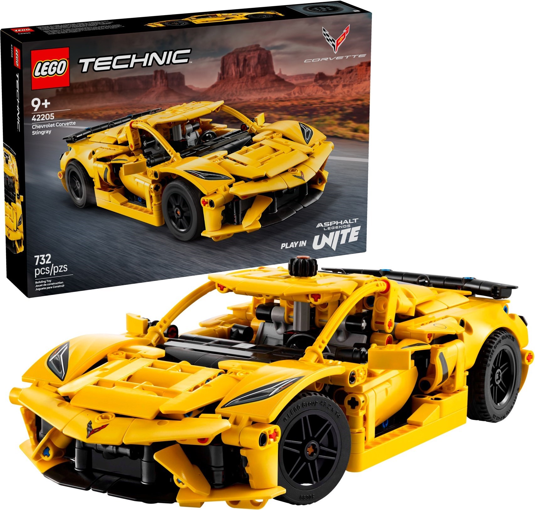42205 Đồ chơi lắp ráp Iego Technic Chevrolet Corvette Stingray
