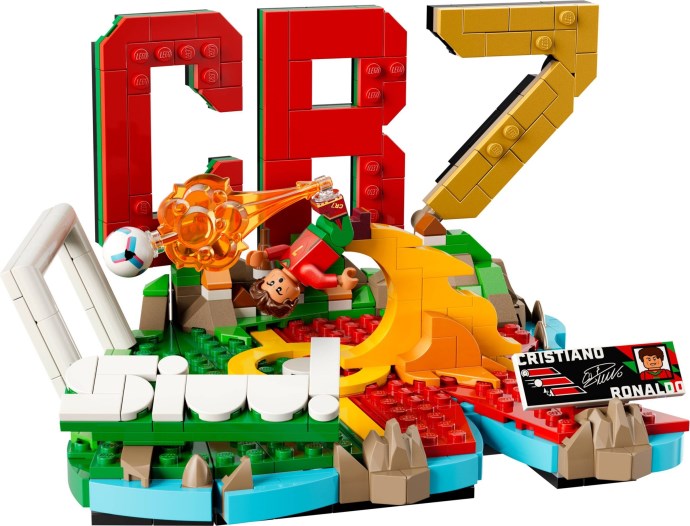 43012 LEGO Set Edition Cristiano Ronaldo – Football Highlights - Đồ chơi lắp ráp, sân cỏ, đá banh