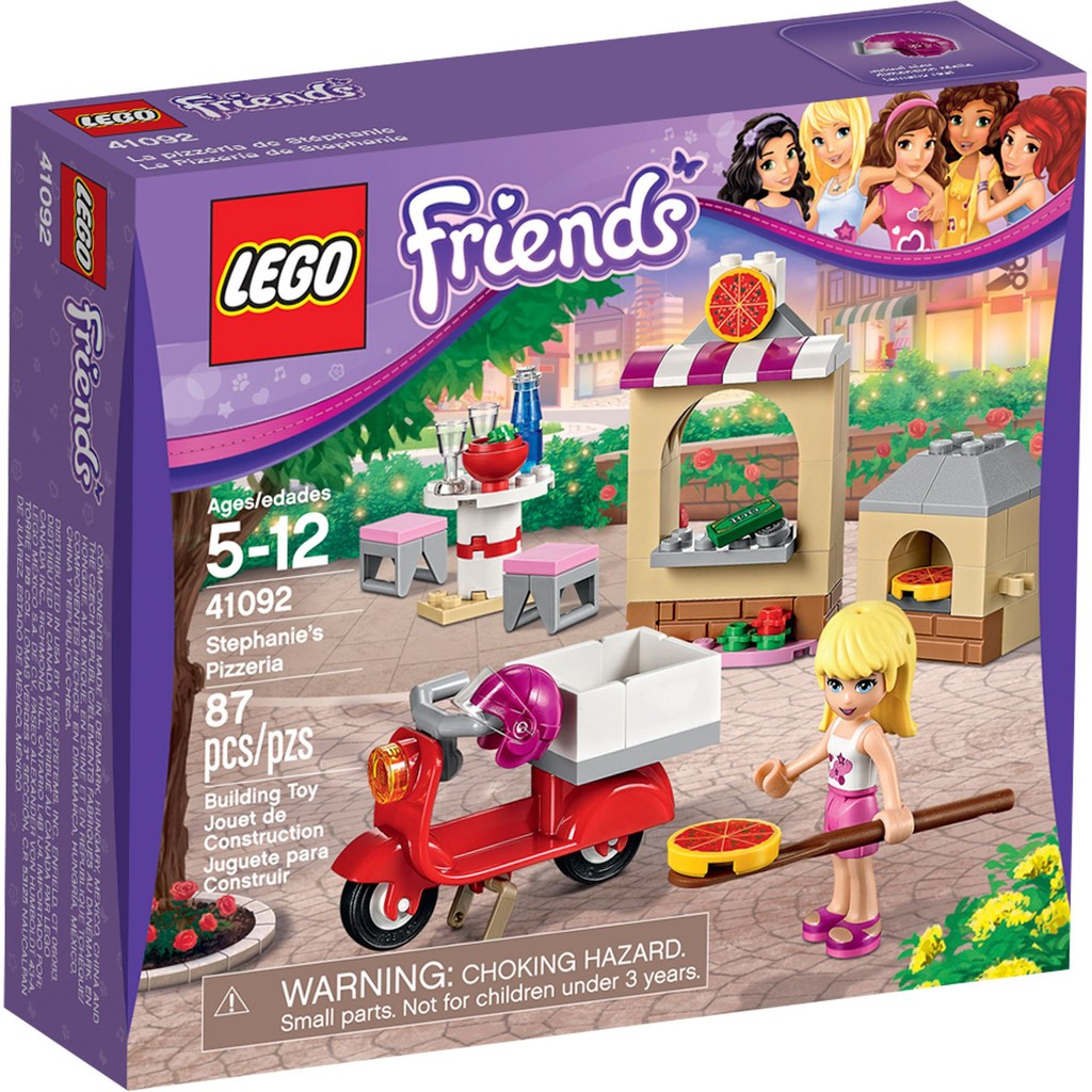 41092 LEGO Friends Stephanie's Pizzeria _ Quầy Pizza của Stephanie