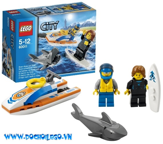 60011 LEGO® City Surfer Rescue Toy Building Set