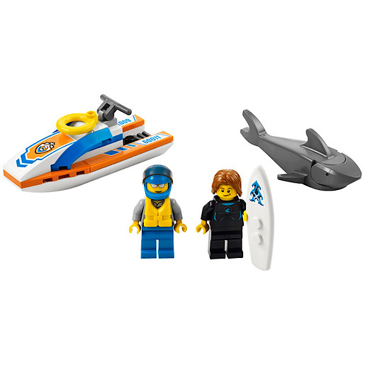 60011 LEGO® City Surfer Rescue Toy Building Set