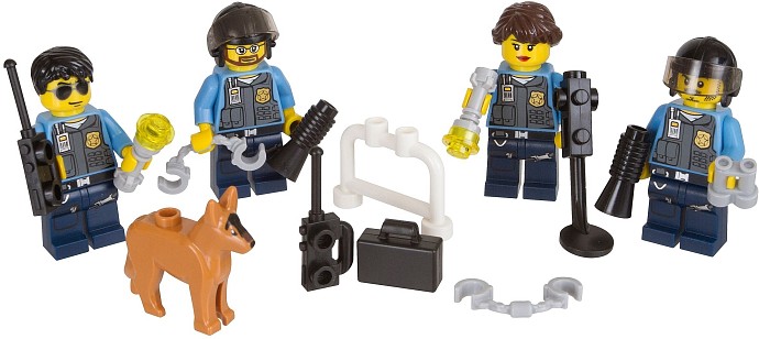850617 LEGO® City Police Officers & Dog Minifigure Accessory