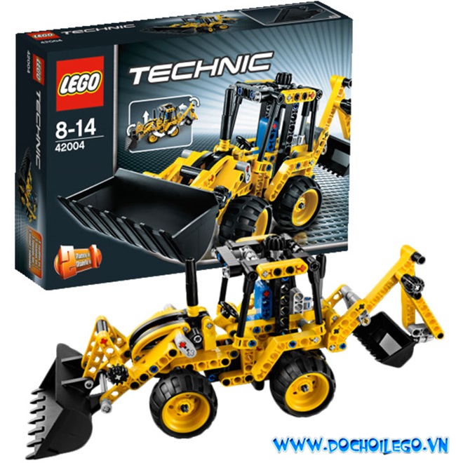 42004  LEGO®  Mini Backhoe Loader (mẫu năm 2013)