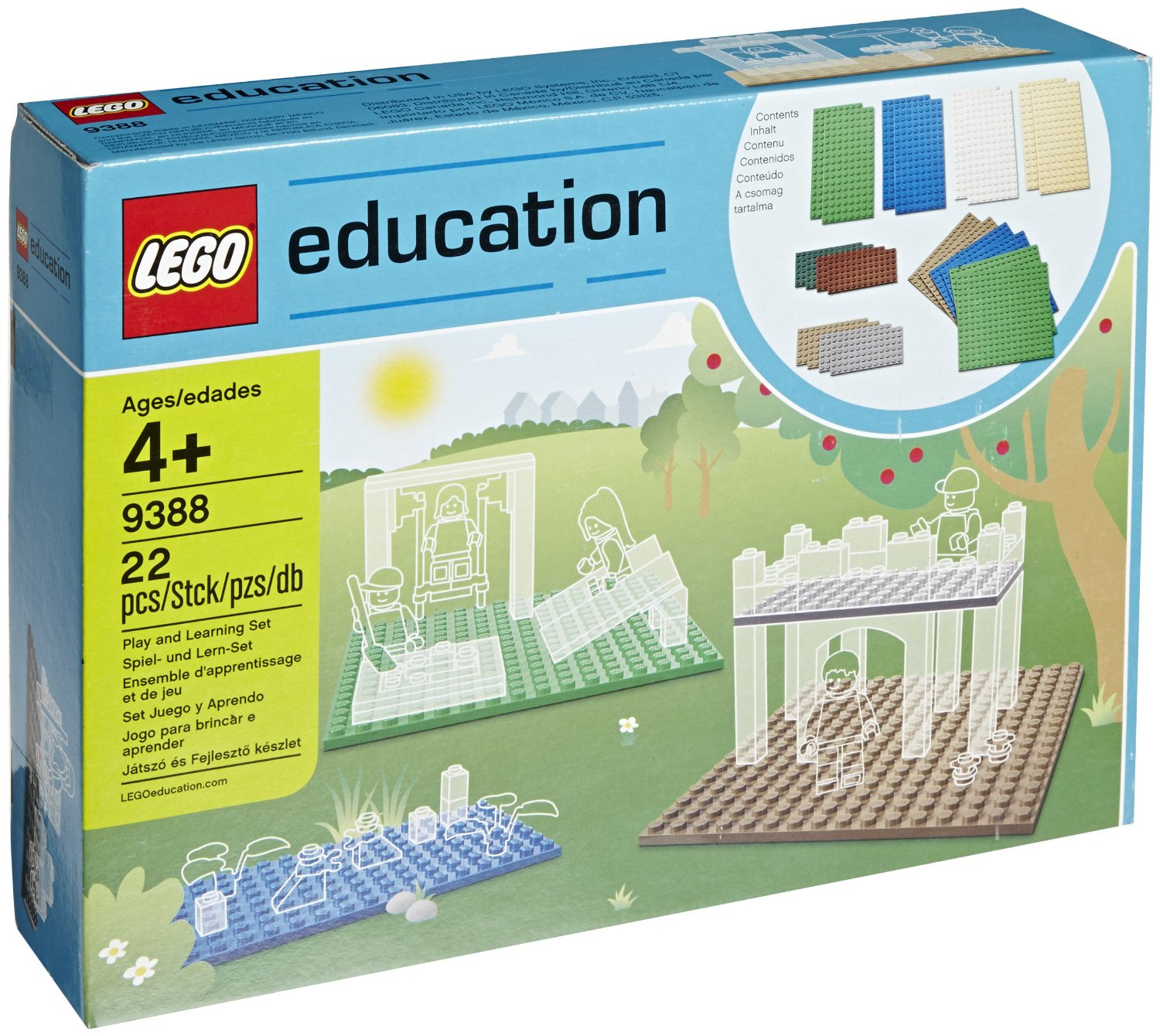 9388 LEGO® Education Small Building Plates Set