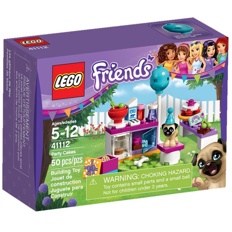 [] Hộp xấu[] 41112 LEGO® Friends Party Cakes - Buổi tiệc bánh ngọt