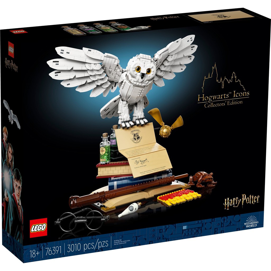 76391 LEGO Hogwarts Icons Collectors' Edition - Bộ sưu tập đồ dùng phép thuật trong Harry Potter