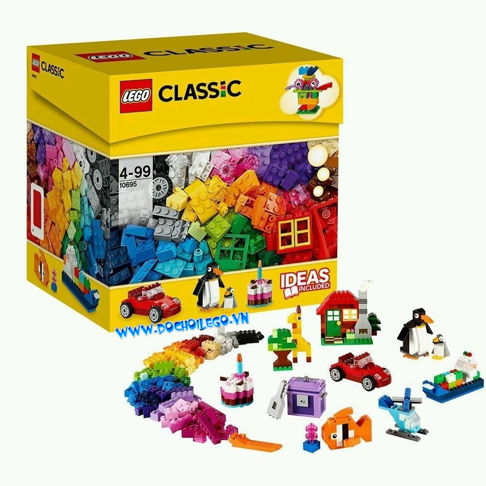 10695 Lego Classic  - Thùng gạch lắp ráp sáng tạo