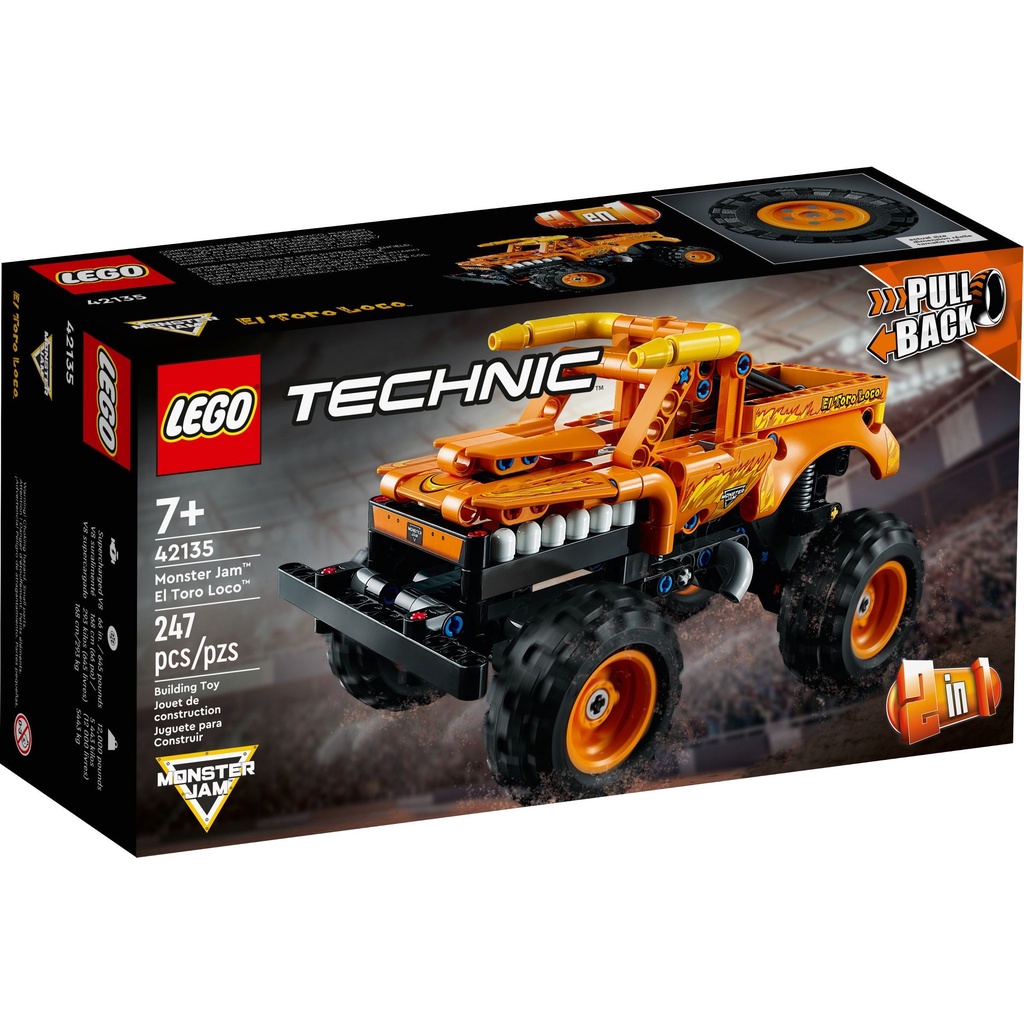 42135 LEGO Technic 2in1 Monster Jam El Toro Loco - Xe tải quái vật 2 trong 1