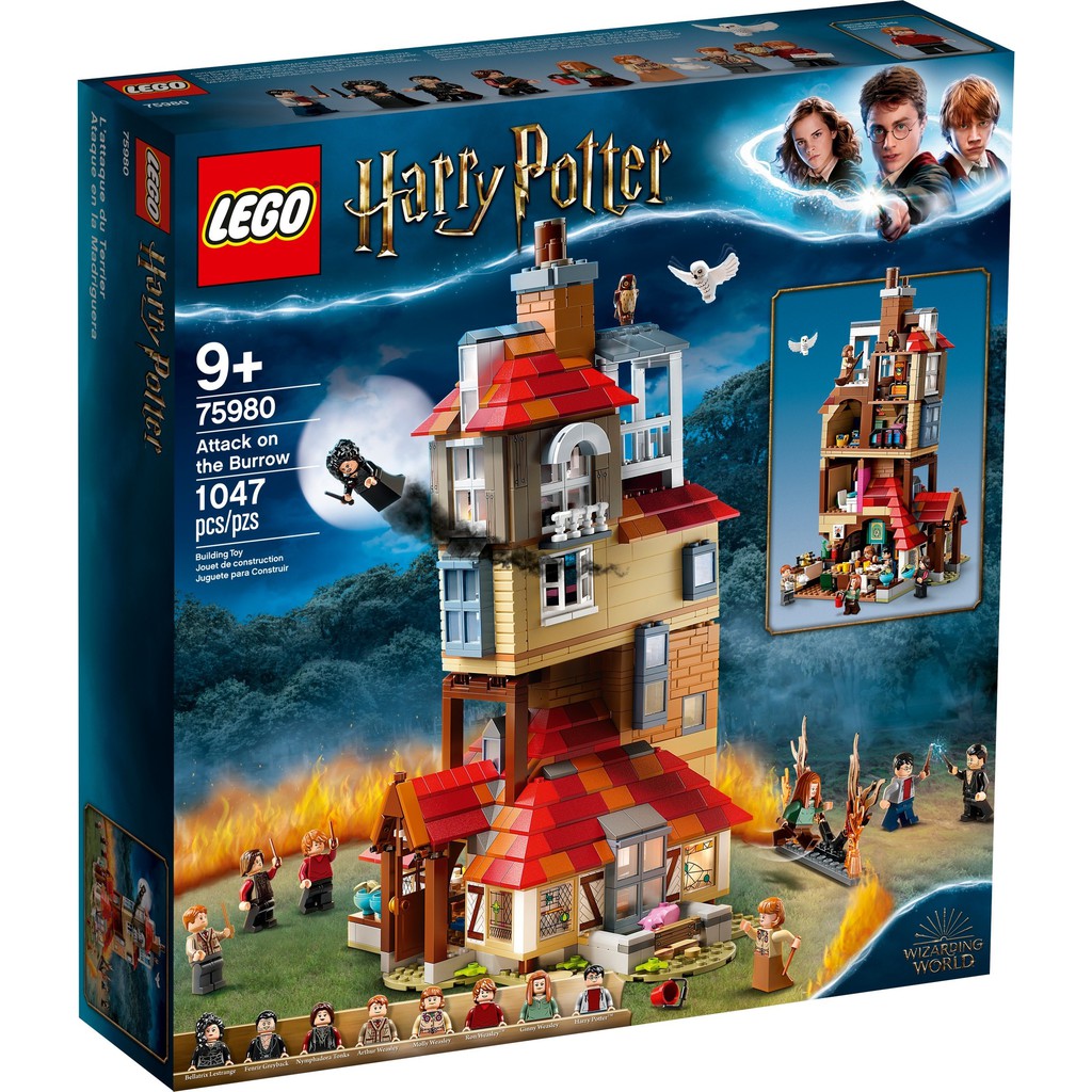 75980 LEGO Harry Potter Attack on The Burrow  Cuộc tấn công hang ổ.