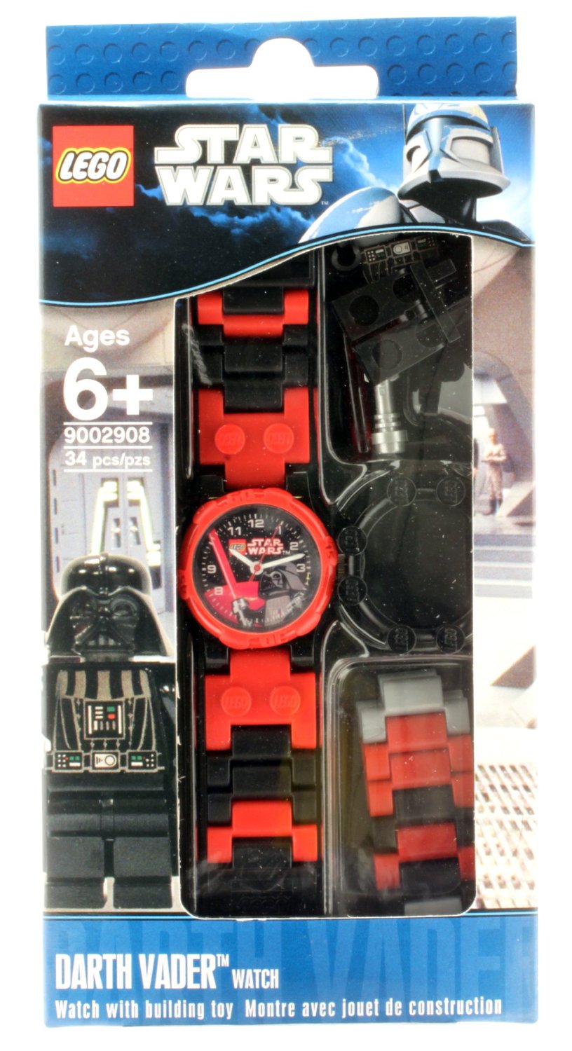 9002908 LEGO® Kids' Star Wars Darth Vader Watch With Minifigure