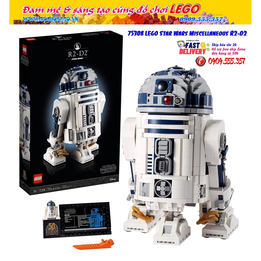 75308 LEGO Star Wars Miscellaneous R2-D2- Đồ chơi xếp hình