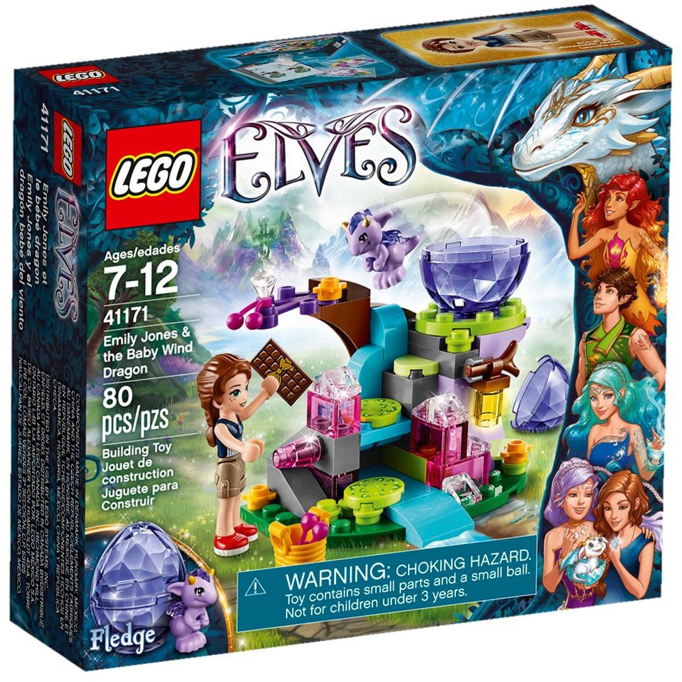 41171 LEGO Elves Emily Jones & the Baby Wind Dragon - Emily Jones và con rồng gió