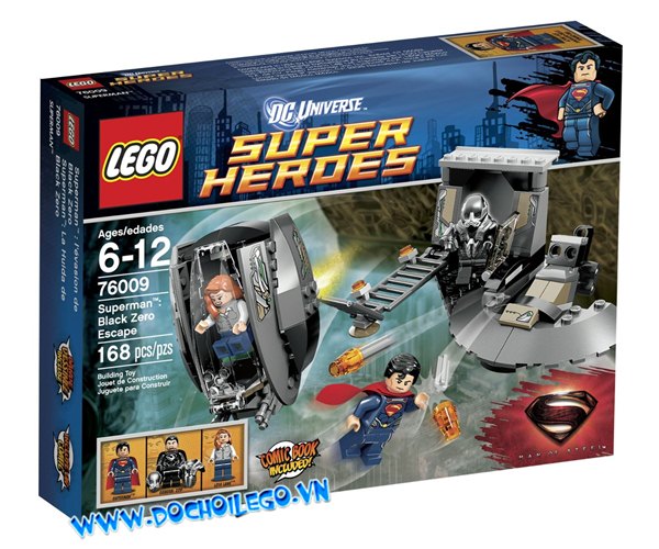 76009 LEGO® Super Heroes Superman Black Zero Escape