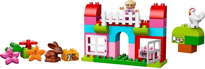 10571 LEGO® DUPLO® All-in-One-Pink-Box-of-Fun(Mẫu năm 2014)