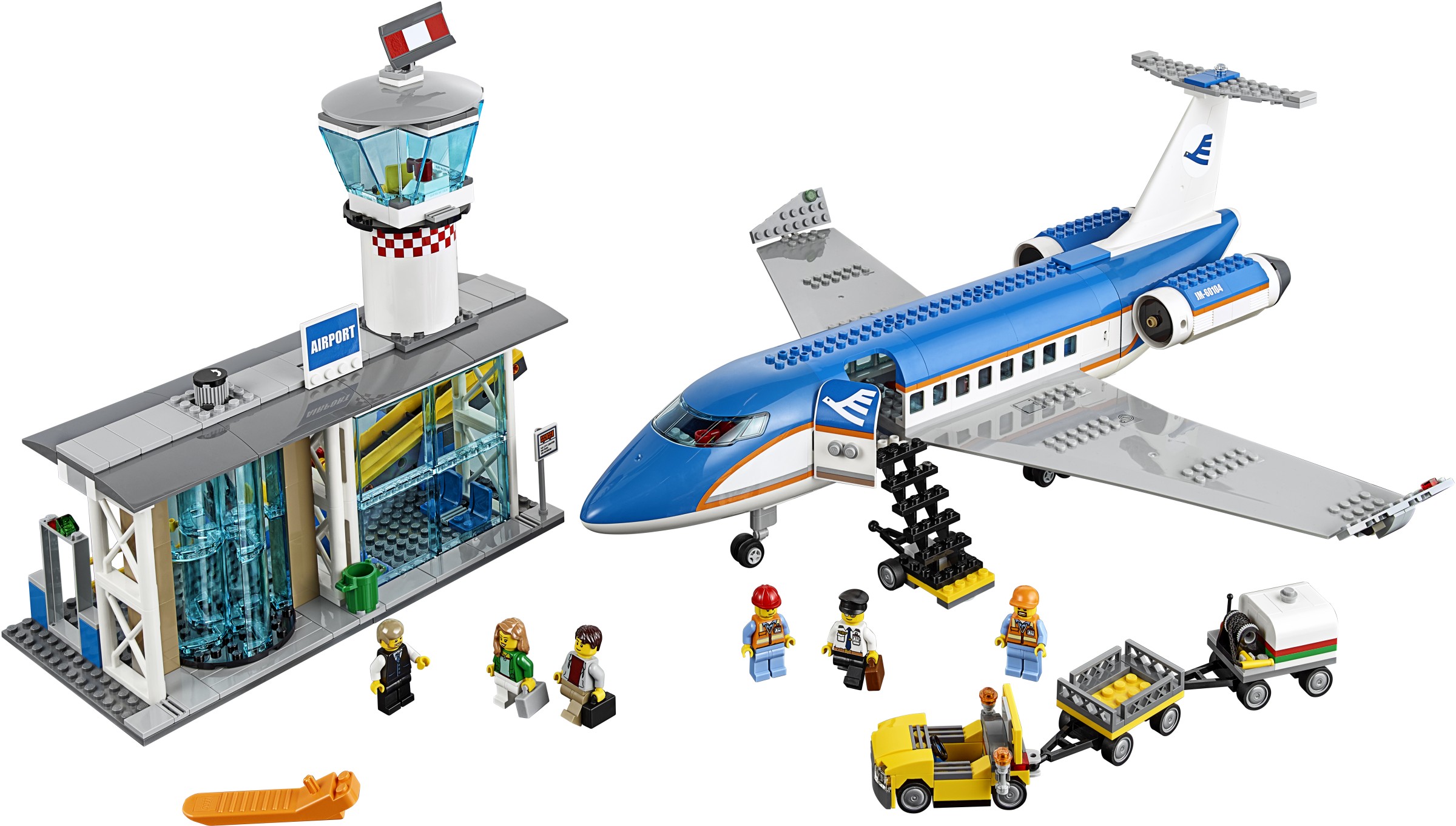 60104 Lego City Airport Terminal and the Airliner