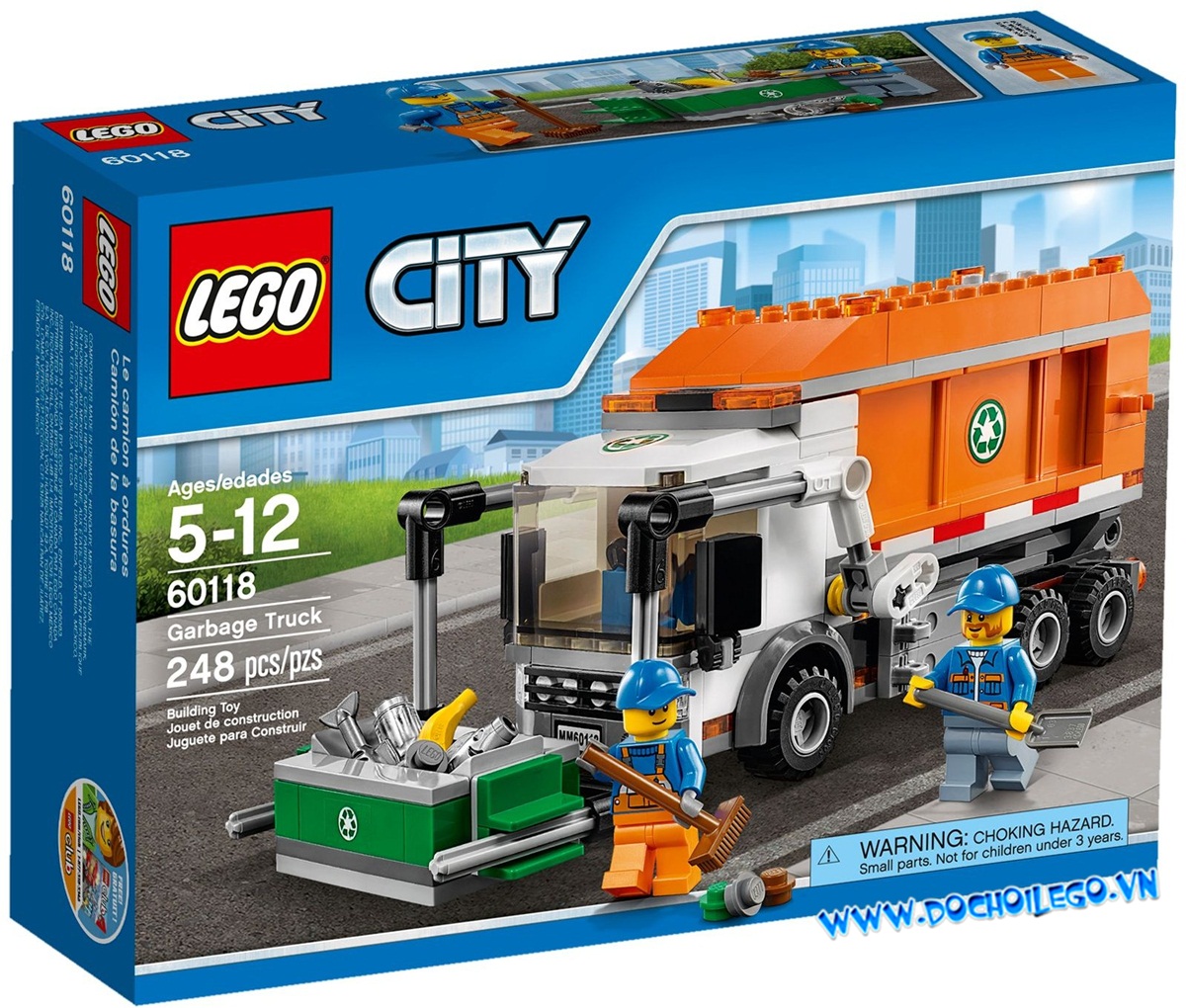 60118 LEGO City Garbage Truck