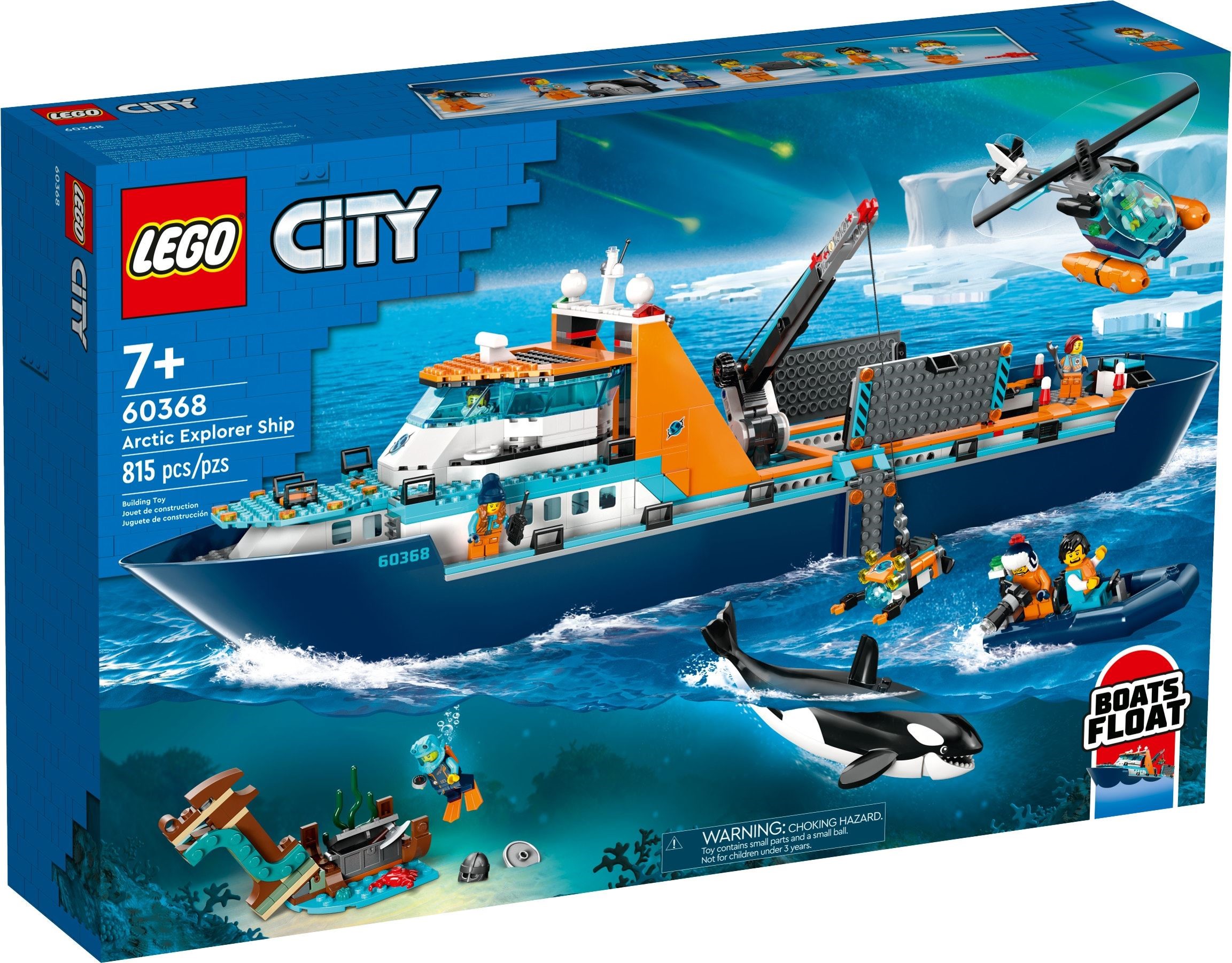 60368 Đồ chơi lắp ráp Lego  Arctic Explorer Ship - Bộ xếp hình Tàu thám hiểm bắc cực