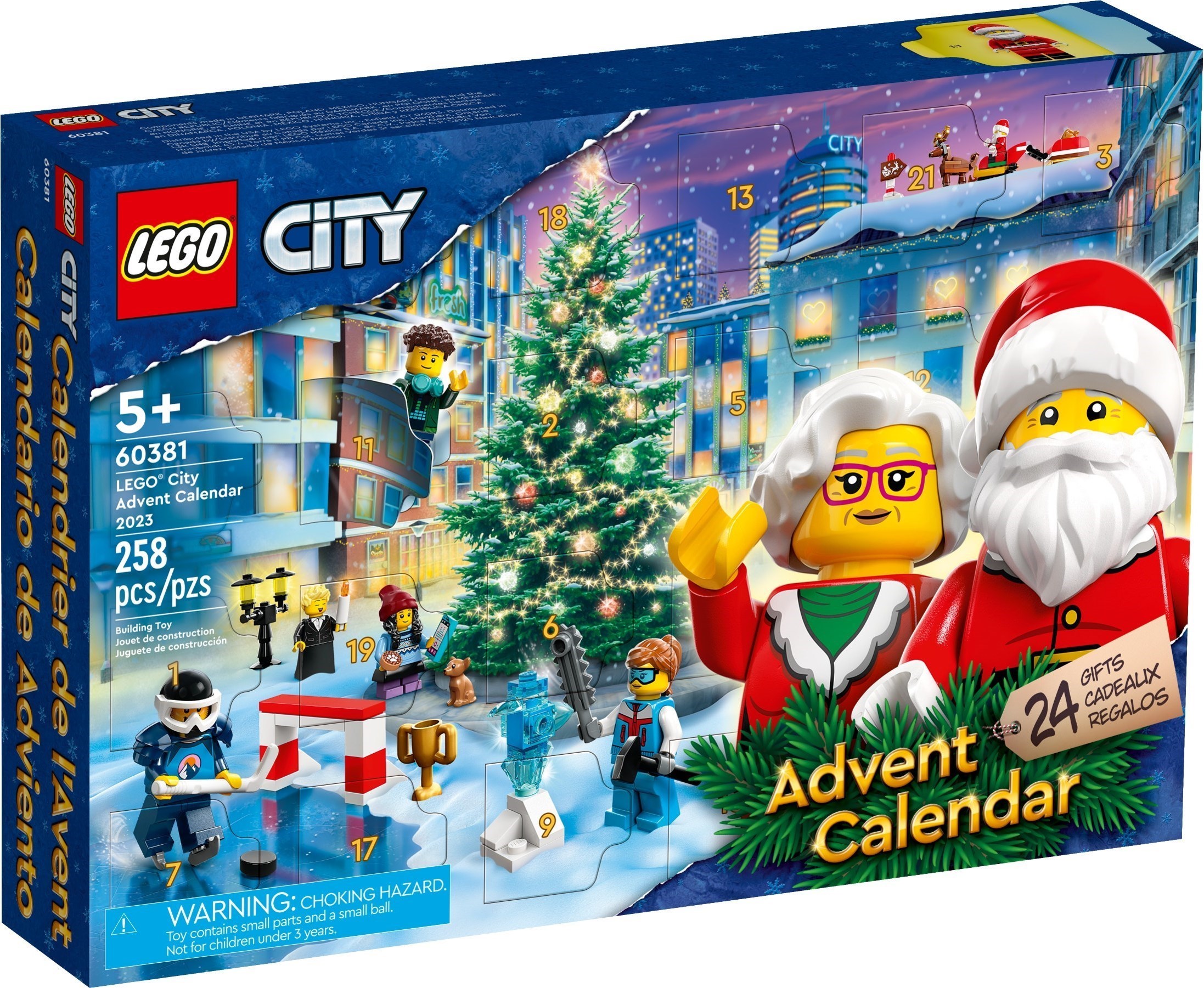❤️ 60381 Lego City Advent Calendar - Đồ chơi lắp ráp lịch thành phố cho dịp nghỉ lễ năm 2023