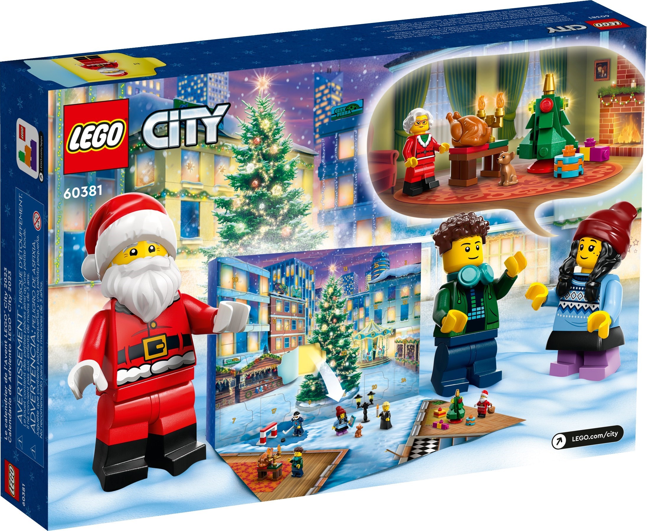 ❤️ 60381 Lego City Advent Calendar - Đồ chơi lắp ráp lịch thành phố cho dịp nghỉ lễ năm 2023