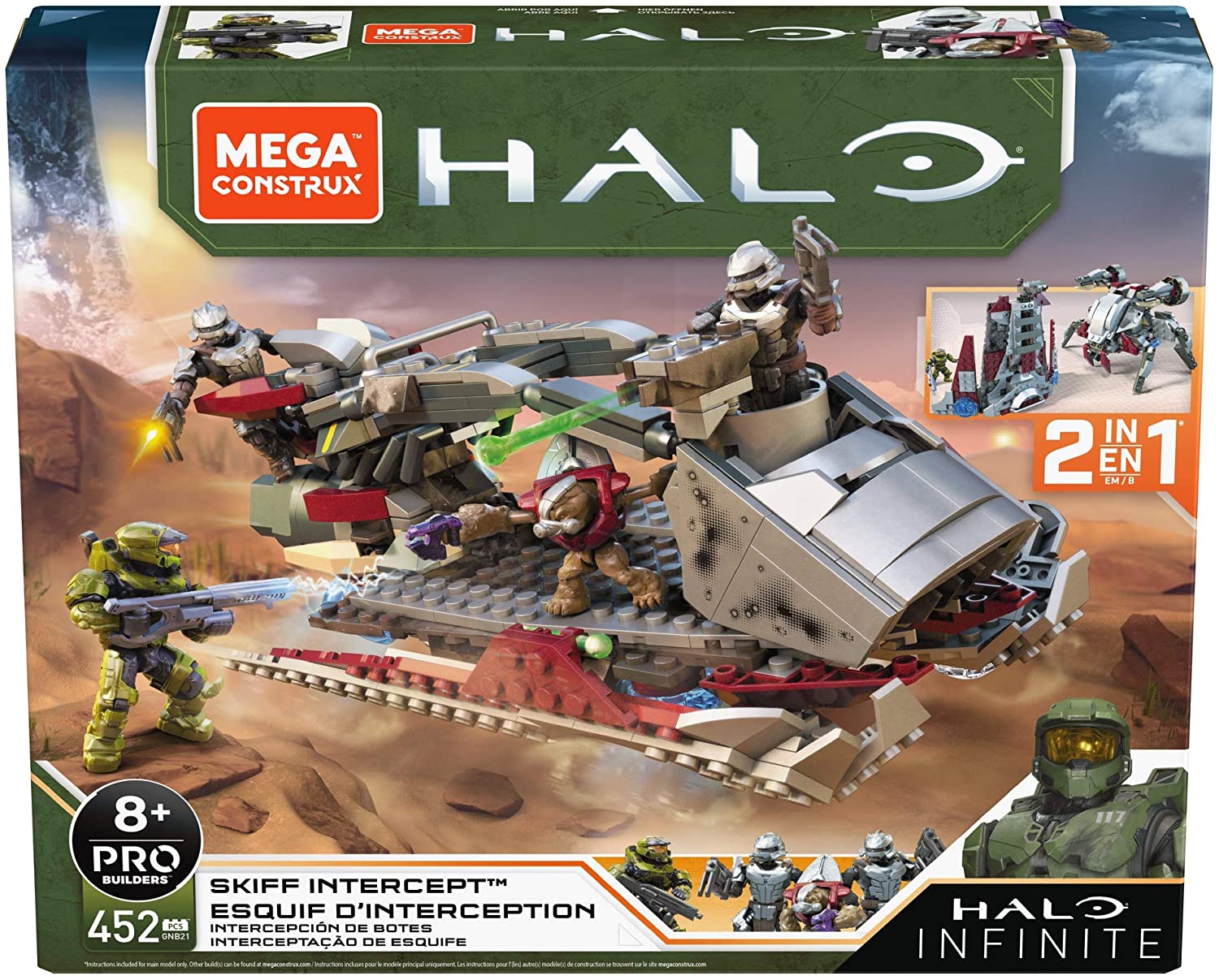 Mega Construx Halo Skiff Intercept vehicle Halo Infinite Spartan MK VII