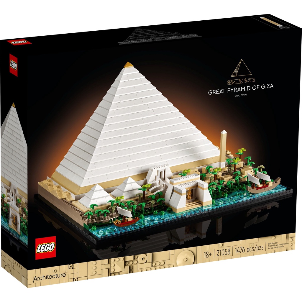 21058 ‎LEGO® Architecture The Great Pyramid of Giza - Kiến trúc Đại Kim tự tháp GIZA