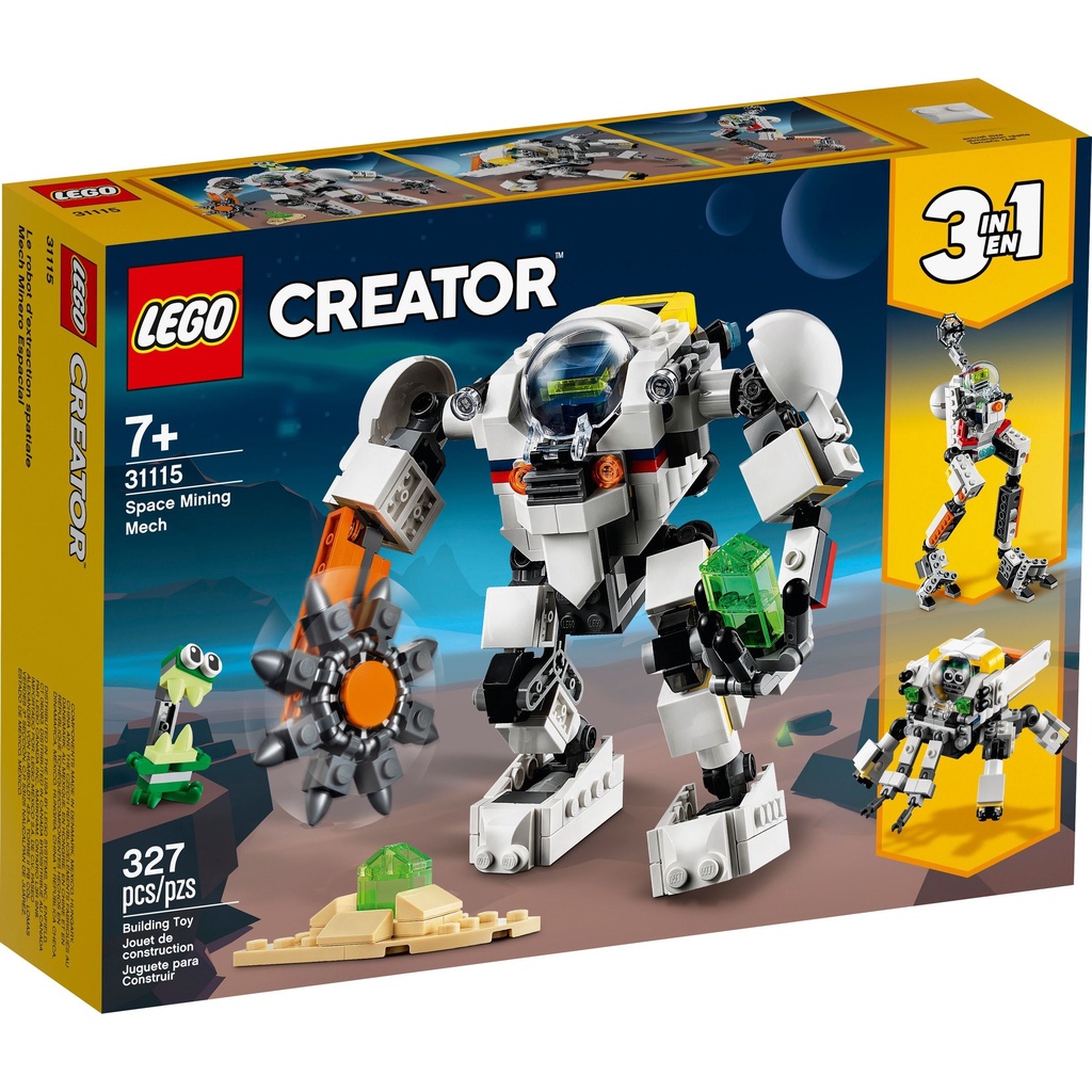 31115 LEGO Creator 3in1 Space Mining Mech - Đồ chơi LEGO Robot không gian