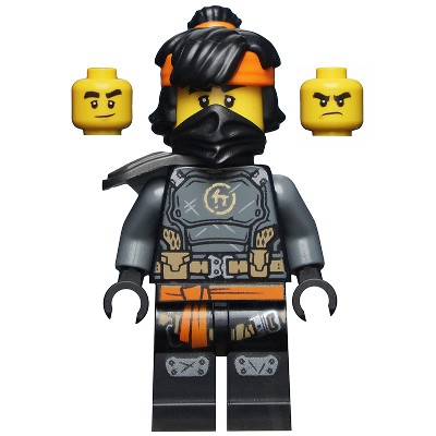 Cole - LEGO Ninjago The Island, Mask and Hair with Bandana -  Nhân vật Cole - njo678