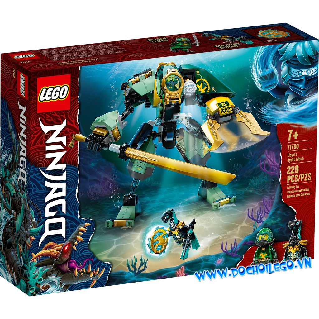 71750 LEGO Ninjago Seabound Lloyd's Hydro Mech - Chiến giáp Hydro của Lloyd