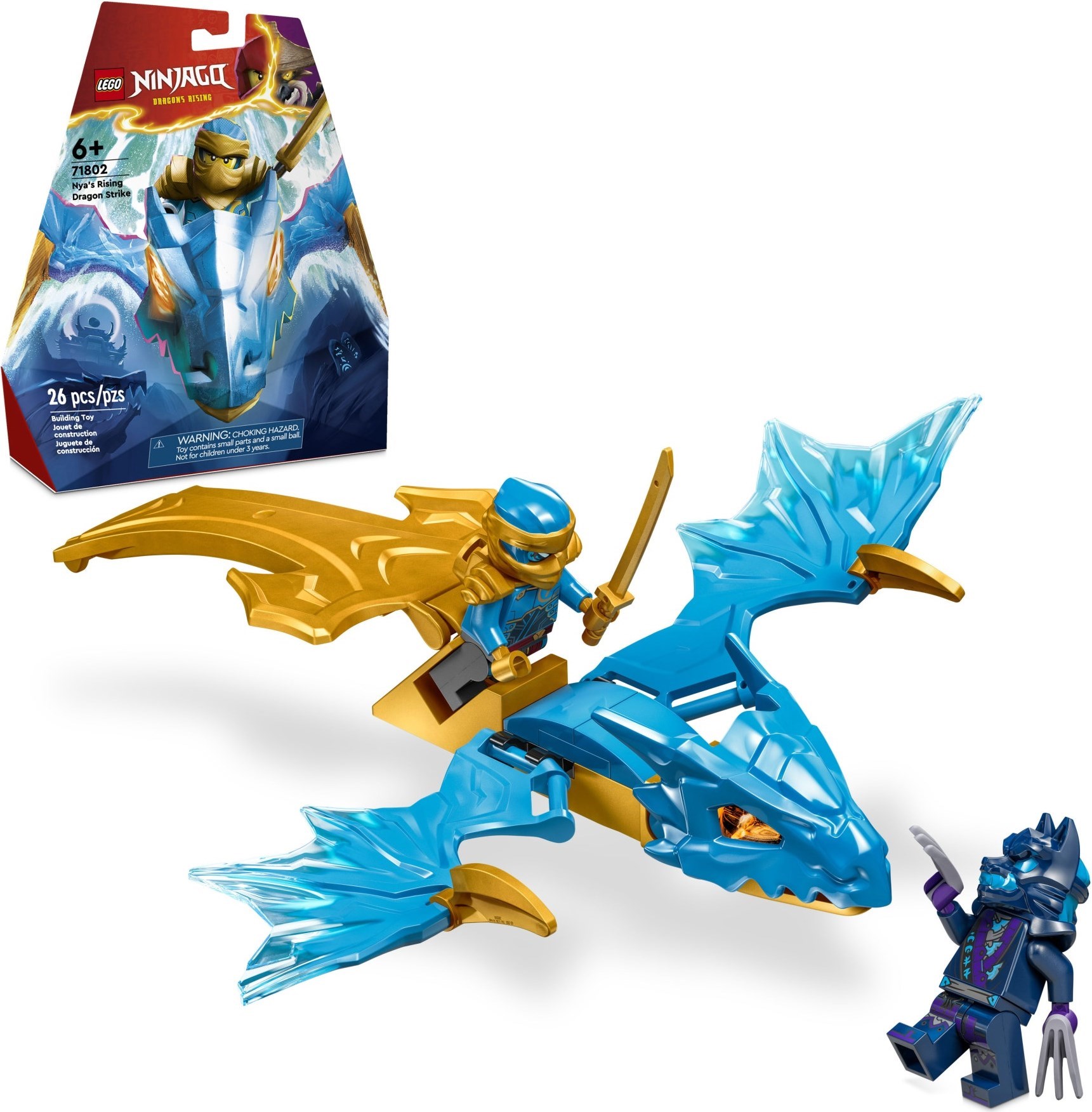 [Chính hãng] 71802 Lego Ninjago Nya's Rising Dragon Strike - Rồng bay lốc xoáy của NYA - Hàng 2024