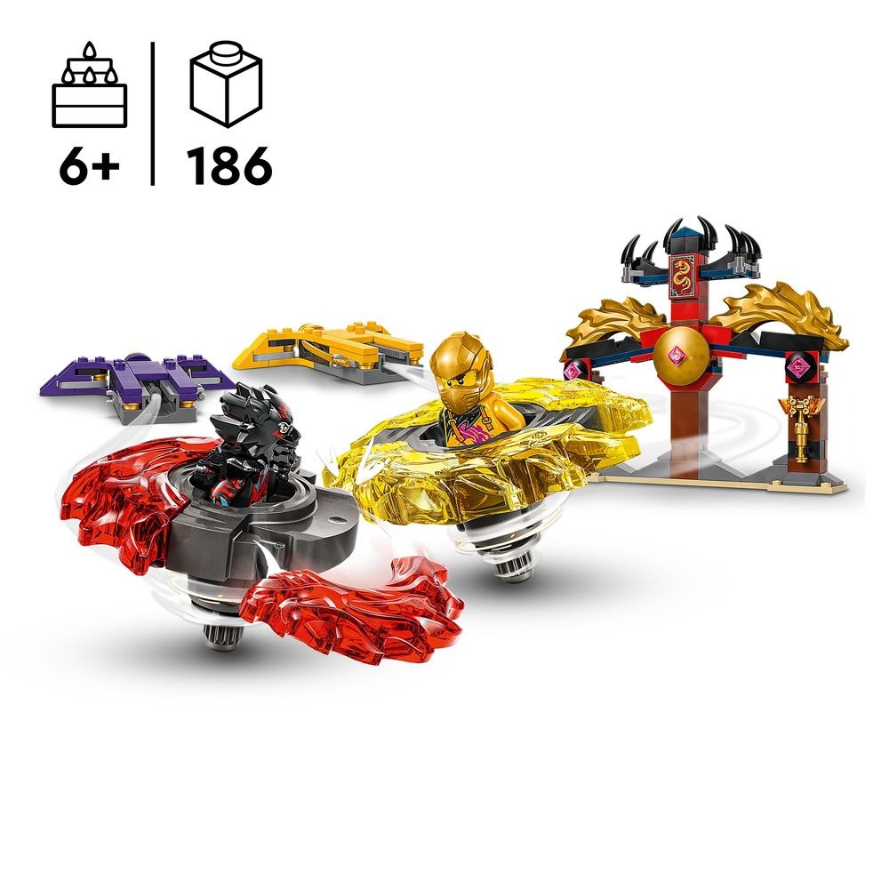 ❤️ 71826 Lego Ninjago Dragon Spinjitzu Battle Pack  – Đồ chơi lắp ráp Con quay của Aarin 2025