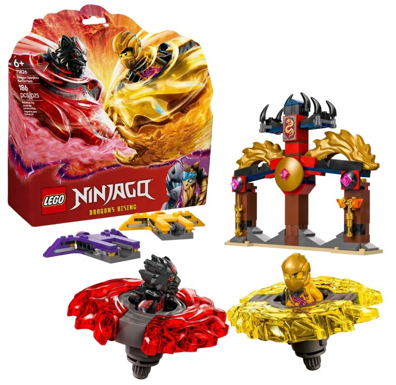 ❤️ 71826 Lego Ninjago Dragon Spinjitzu Battle Pack  – Đồ chơi lắp ráp Con quay của Aarin 2025