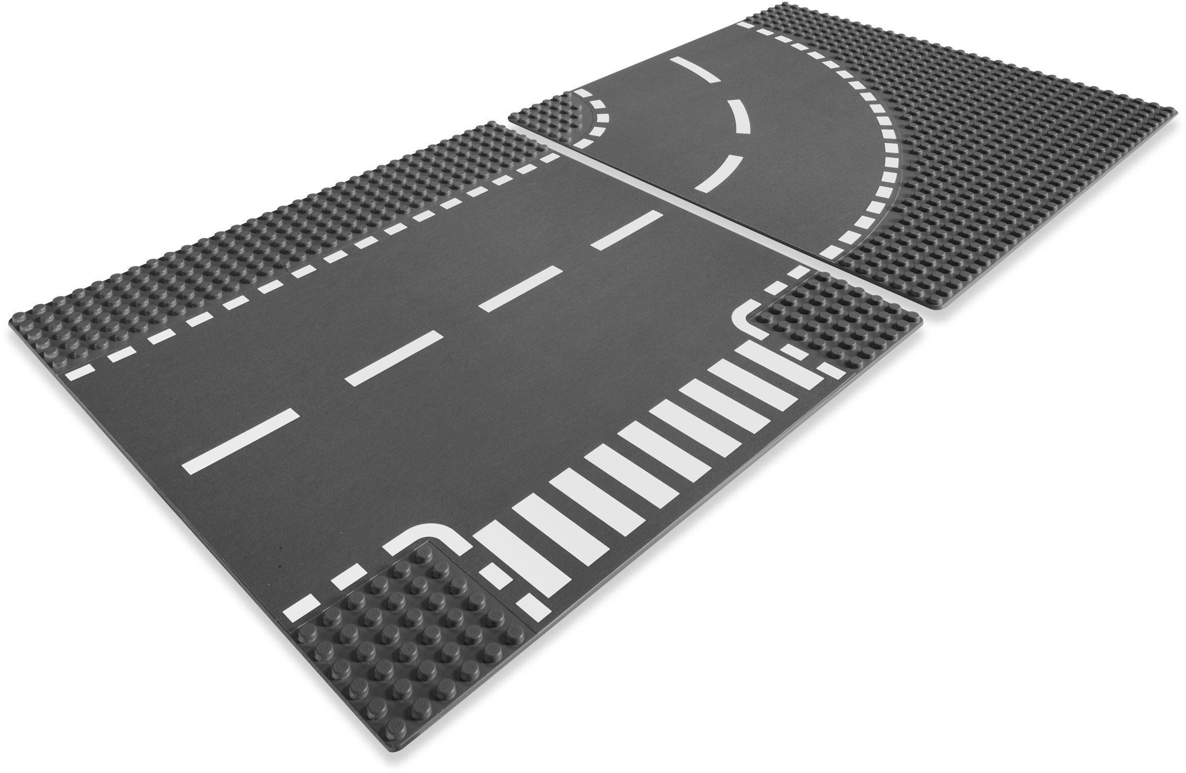 7281 LEGO® T-Junction & Curved Road Plates