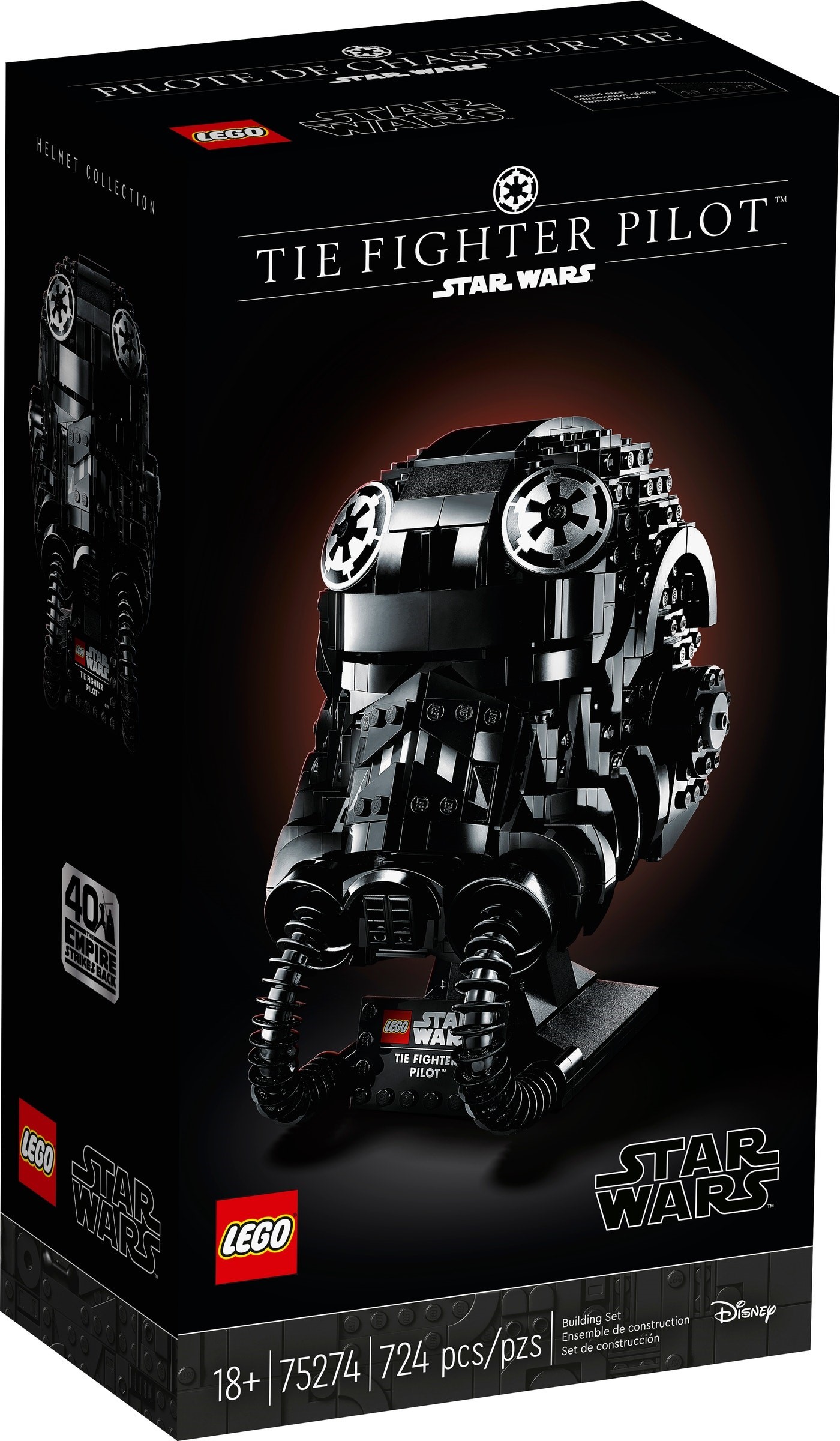   75274 LEGO Star Wars Helmet collection TIE Fighter Pilot