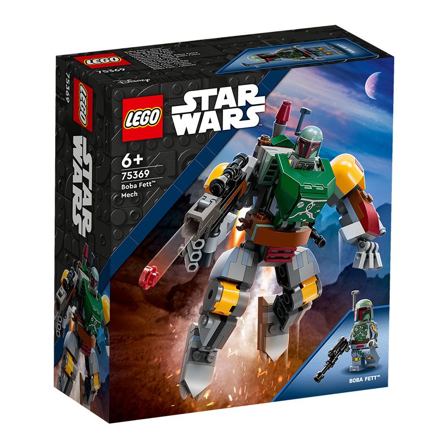 75369 Star Wars Mechs Boba Fett Mech - Đồ chơi lắp ráp Chiến giáp Boba Fett