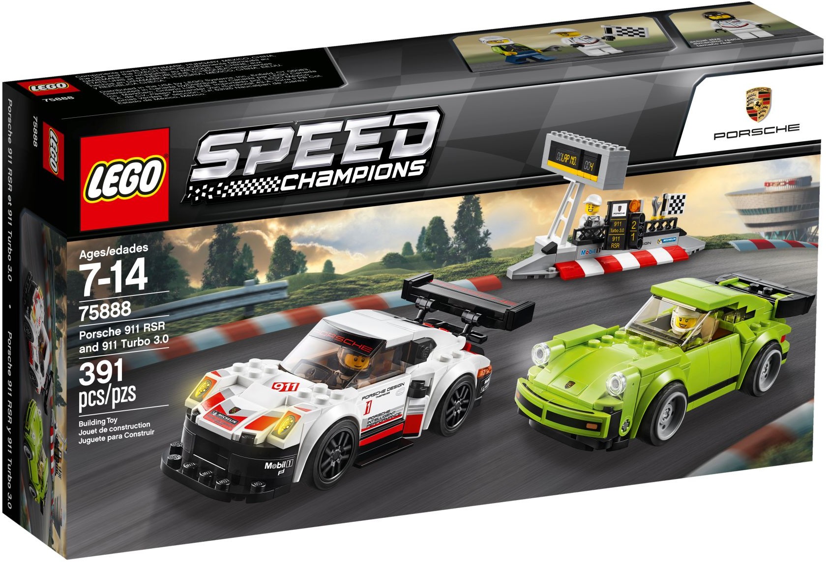 75888 LEGO Porsche 911 RSR and 911 Turbo 3.0 - Siêu xe