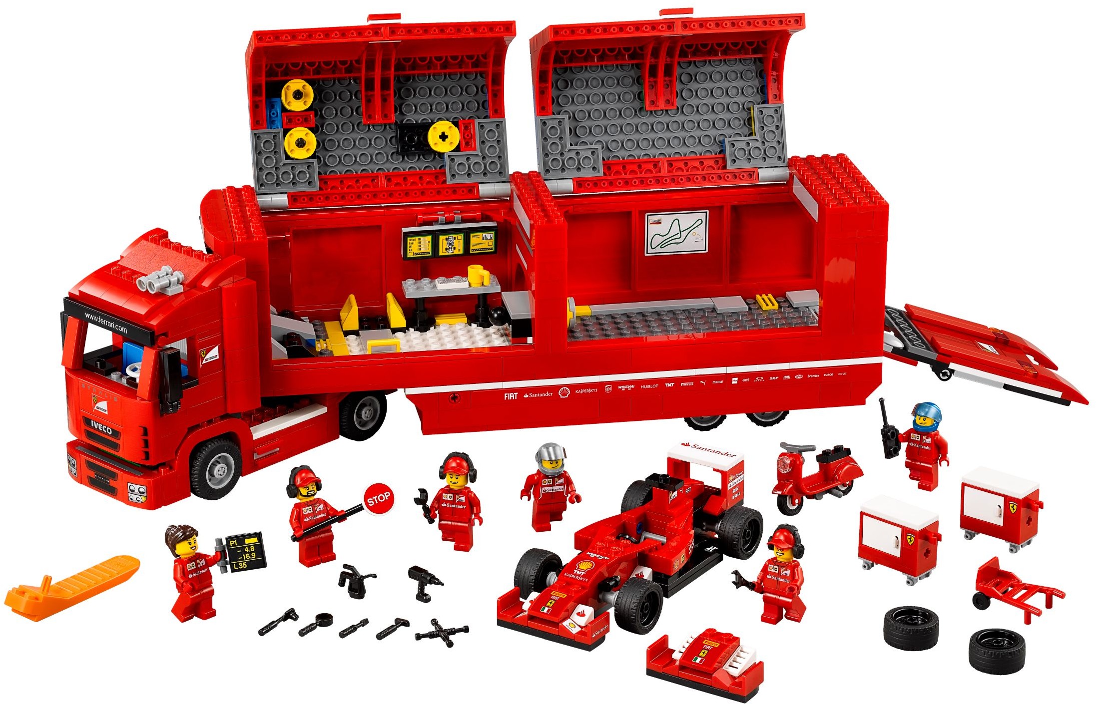75913 LEGO F14 T & Scuderia Ferrari Truck 516