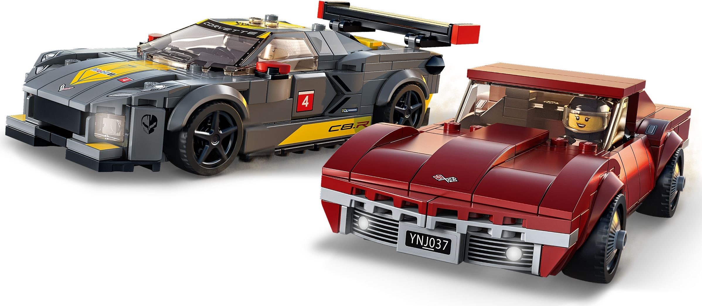 76903 LEGO Speed Champions Chevrolet Corvette C8.R Race Car and 1968 Chevrolet Corvette