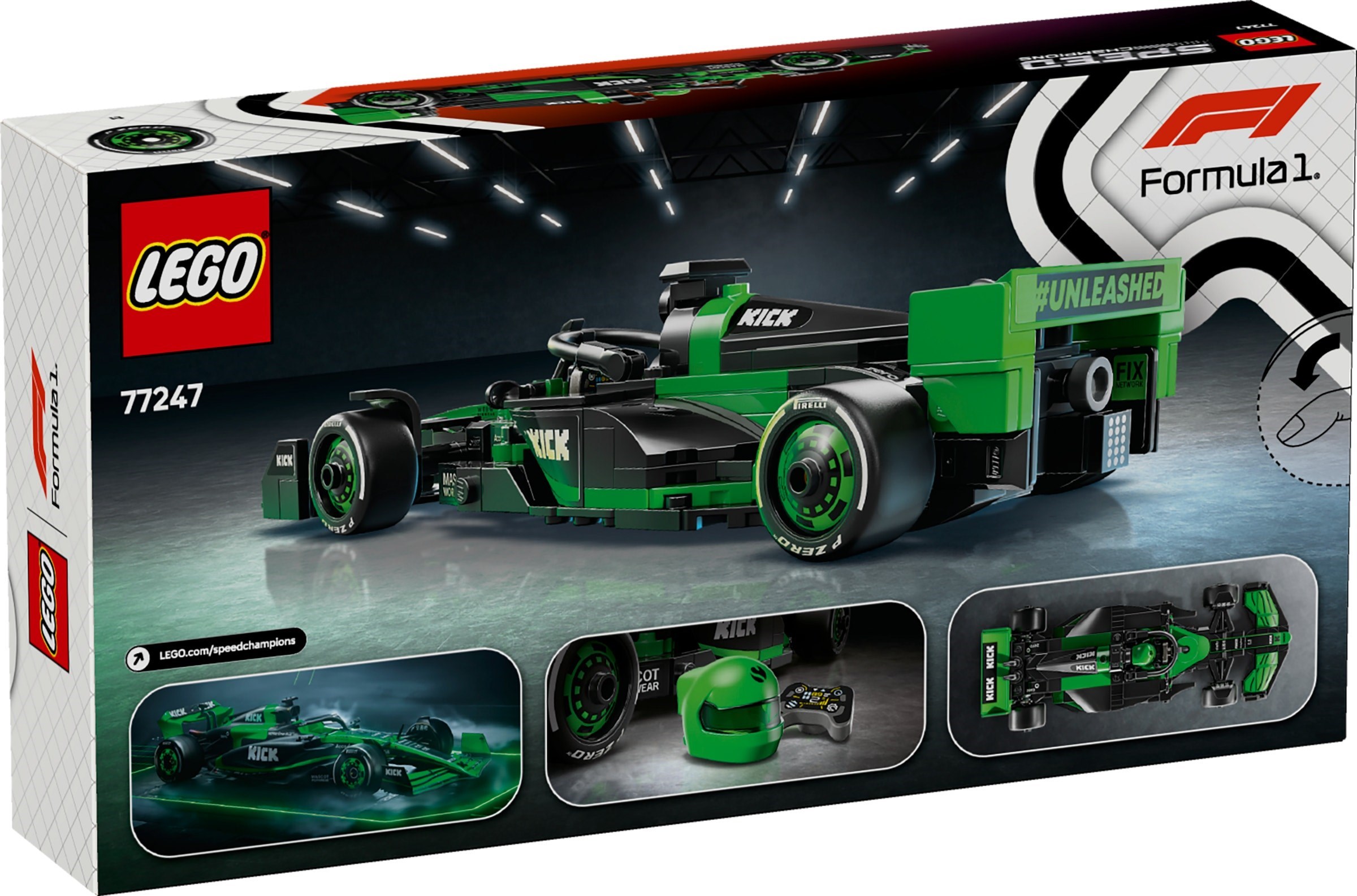 77247 LEGO Speed Champions Formula 1 KICK Sauber F1 Team C44-  Siêu xe  Đồ chơi lắp ráp 2025