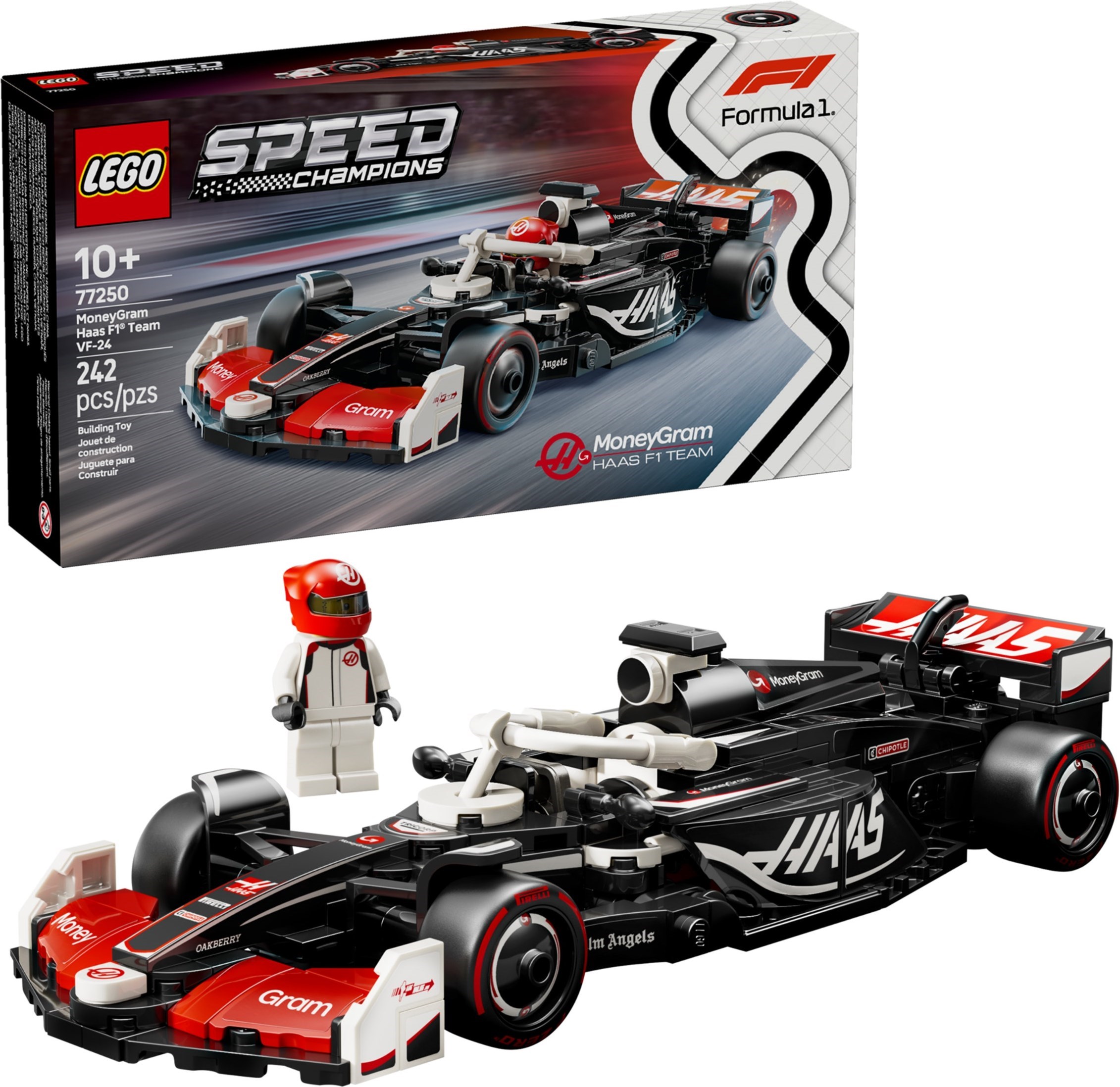 77250 LEGO Speed Champions Formula 1 MoneyGram Haas F1 Team VF-24 -  Siêu xe  Đồ chơi lắp ráp 2025