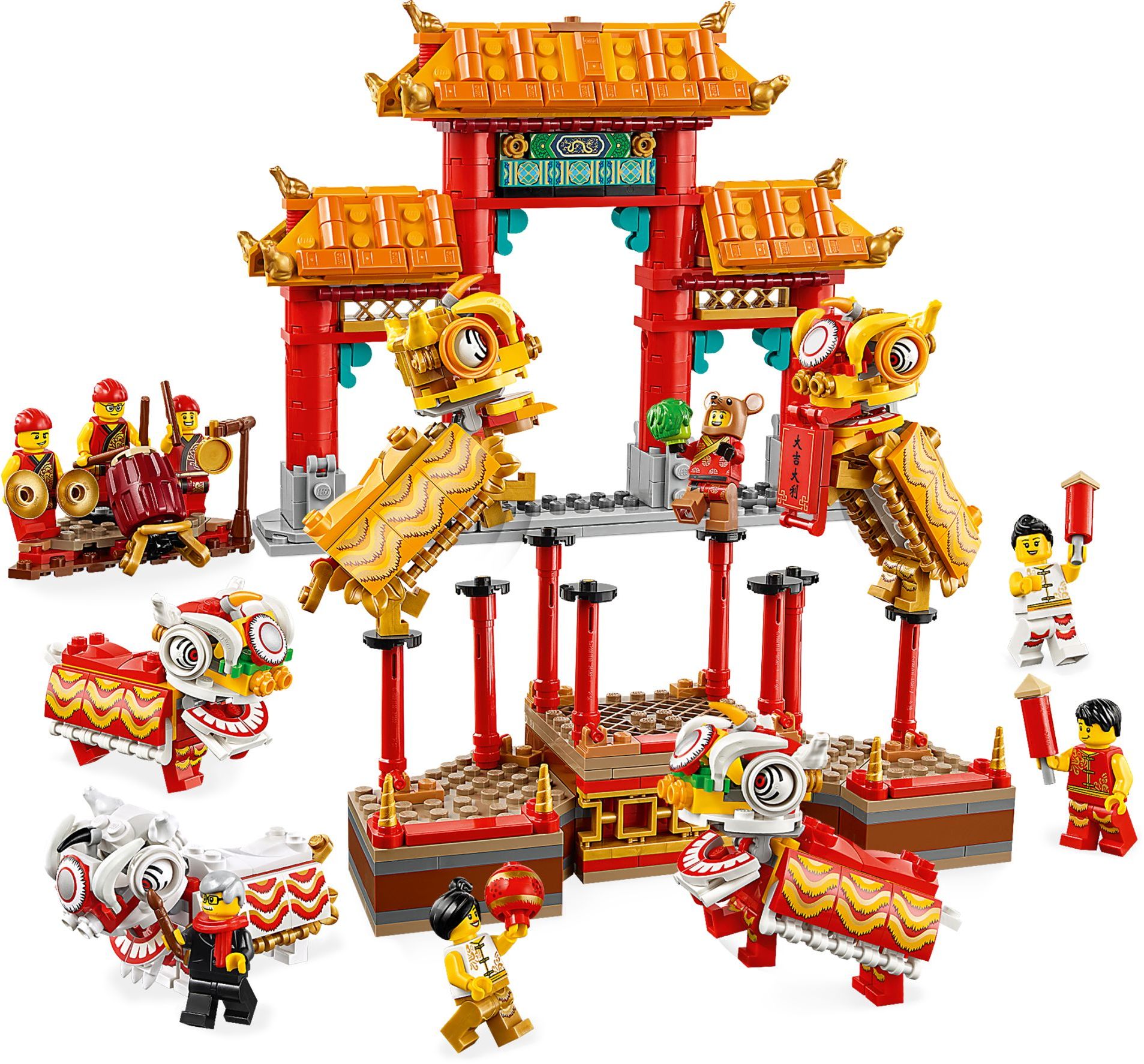 80104 LEGO Chinese Lion Dance - Múa Lân