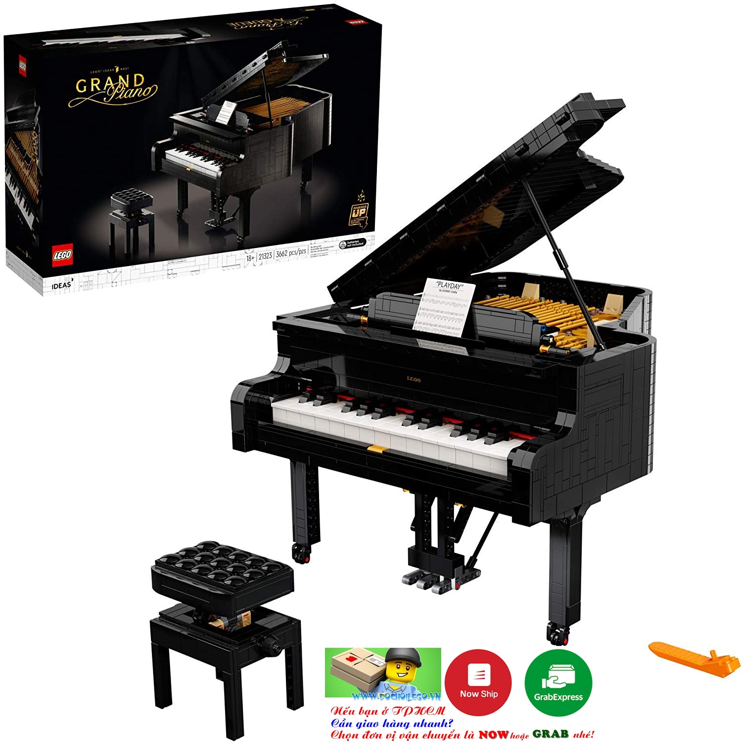 21323 LEGO Ideas Grand Piano - Đại dương cầm