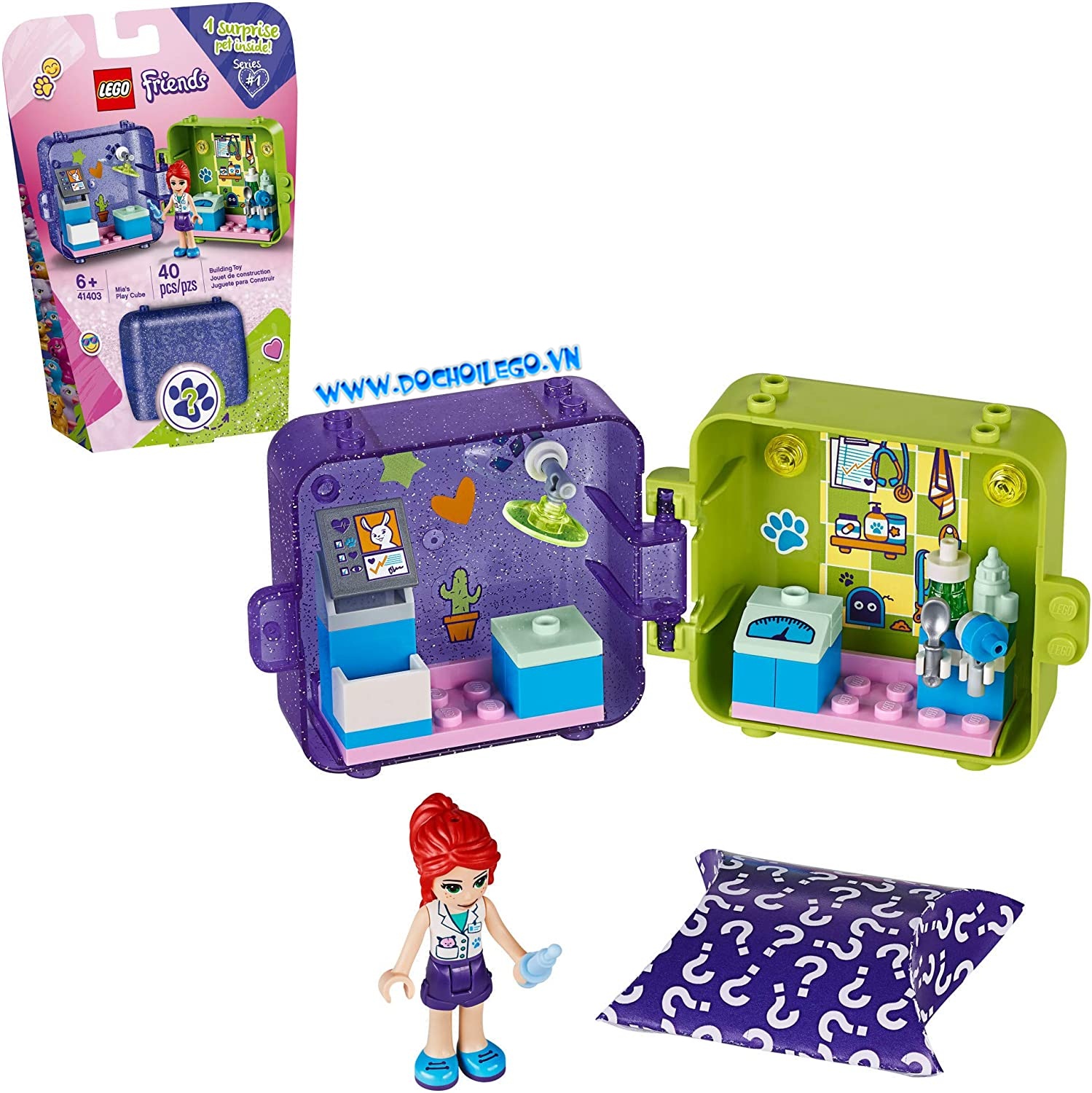 41403 LEGO Friends Mia's Play Cube _ Bác sỹ thú y
