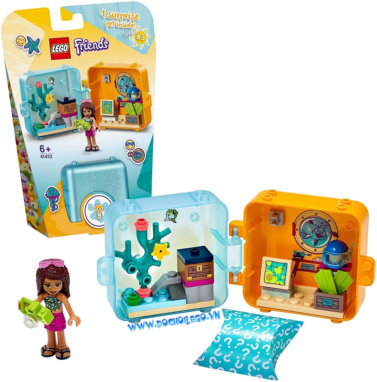 41410 LEGO Friends Andrea's Summer Play Cube_ Bộ đồ chơi du lịch #3