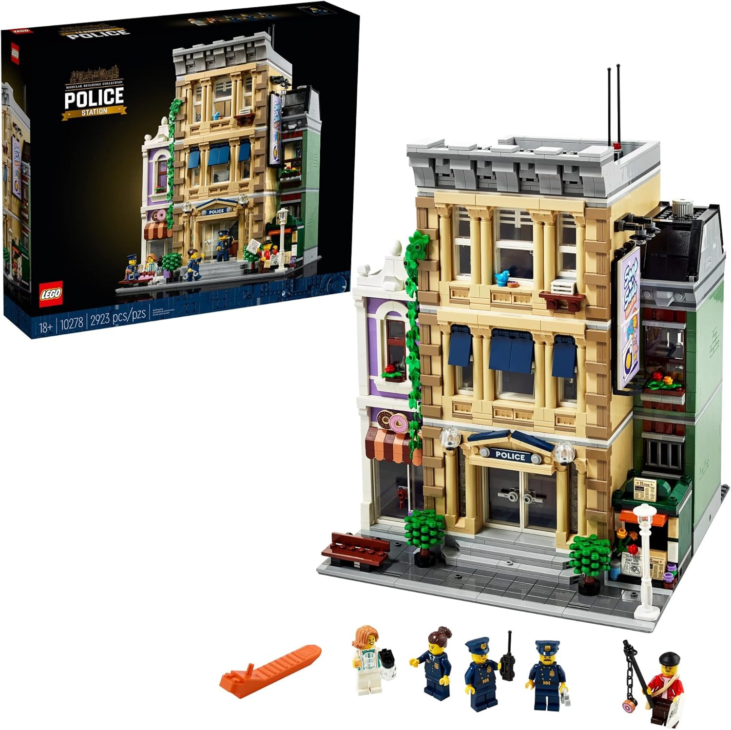 10278 Creator Expert Modular Buildings Police Station - Đồ chơi LEGO Sở cảnh sát