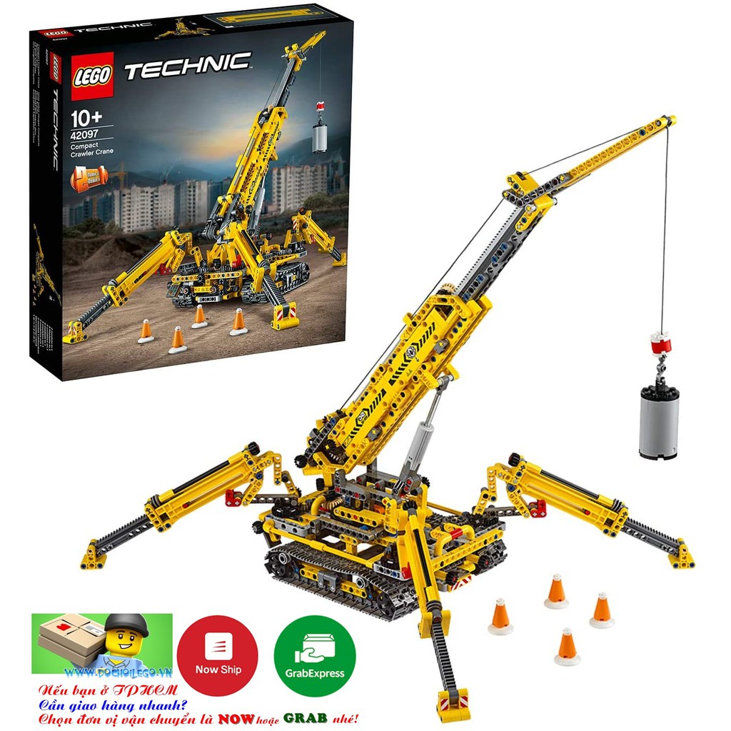 42097 LEGO Technic Compact Crawler Crane - Xe cần trục bánh xich
