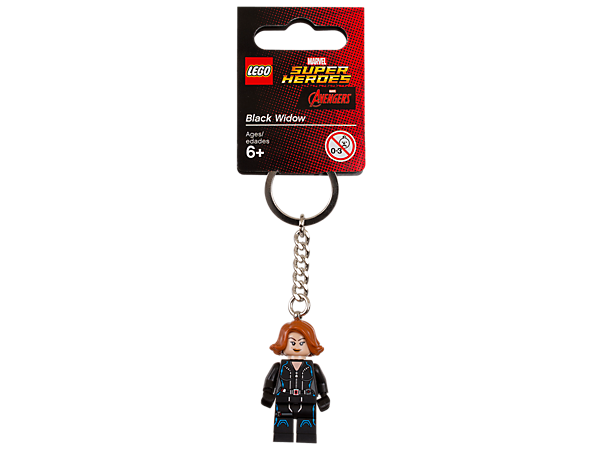 853592 Lego Black Widow Key Chain