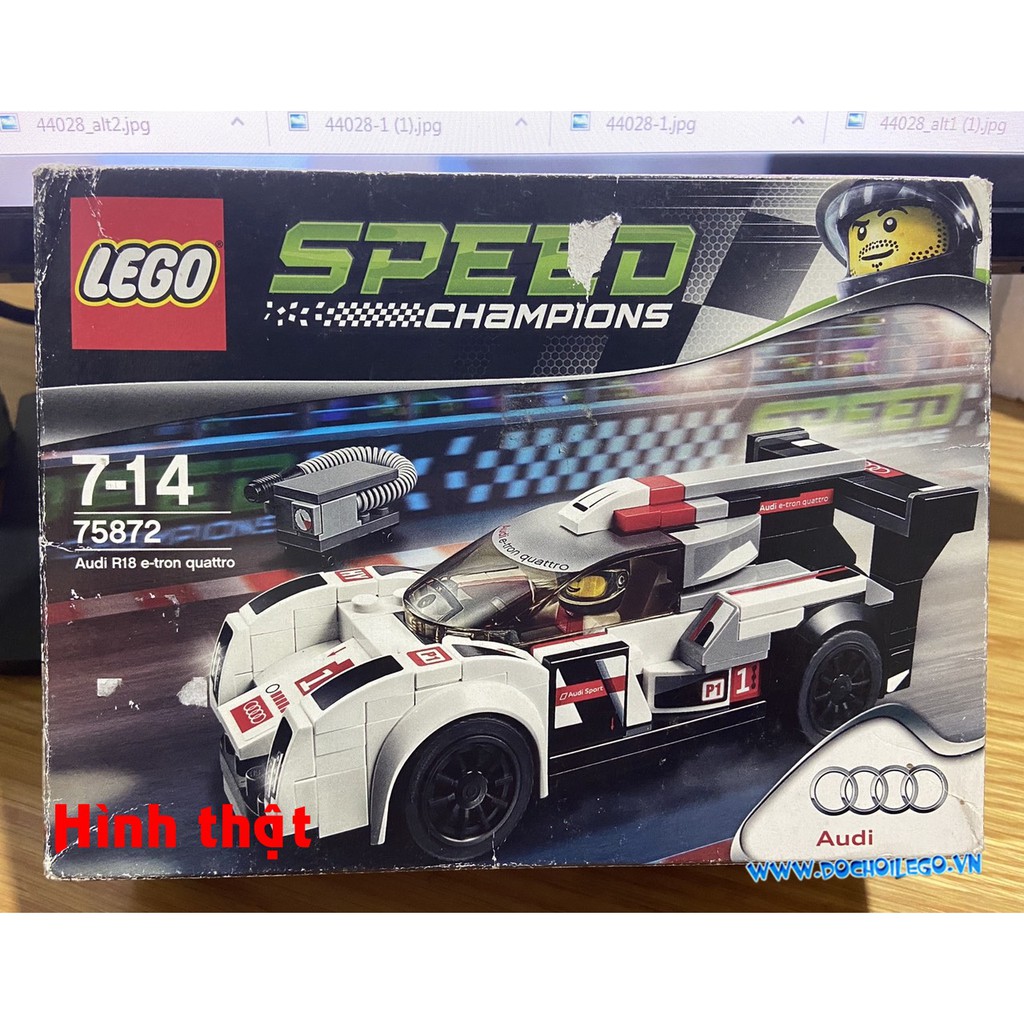 75872 LEGO Speed champions Audi R18 e-tron quattro - Mô hình siêu xe