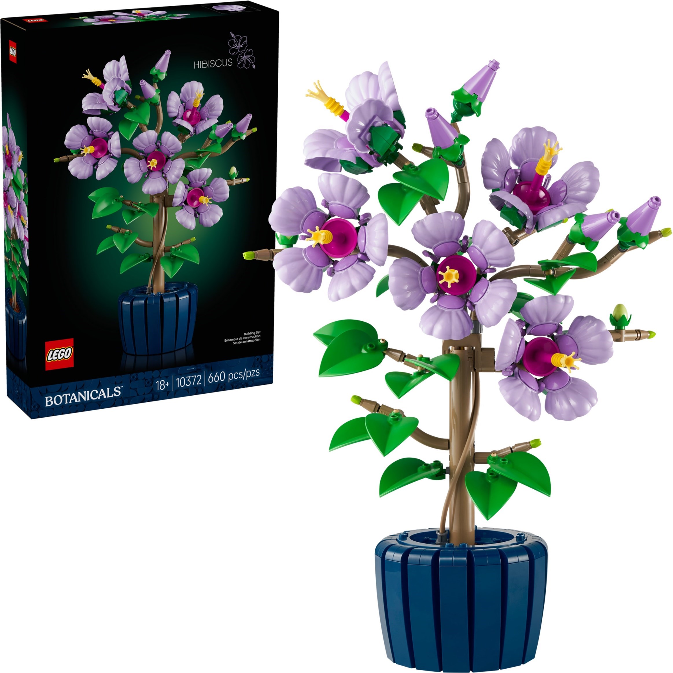 10372 Botanicals Lego® Hibiscus - Hoa dâm bụt - Đồ chơi lắp ráp 2025